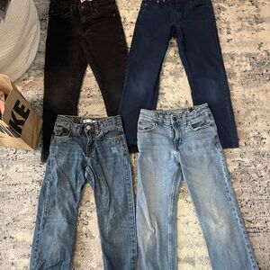 Levi's Kids Jeans in Black, Dark Blue, and Light Blue